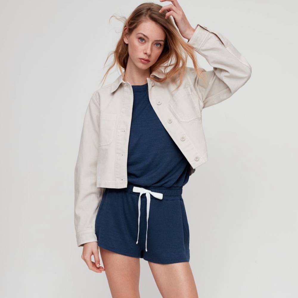 Aritzia Izabel or Isabel Romper Blue